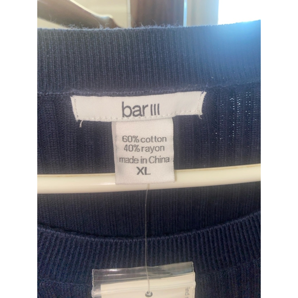 Women's Bar III sweater Dress XL Navy Long Sleeve